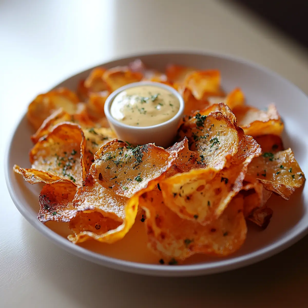 Air Fryer Chive and Onion Carrot Chips