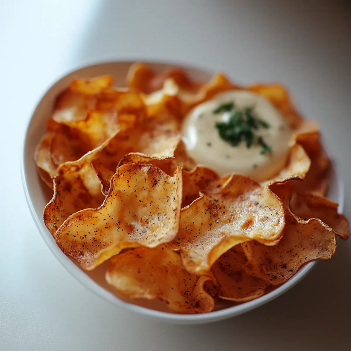 Air Fryer Chive and Onion Carrot Chips