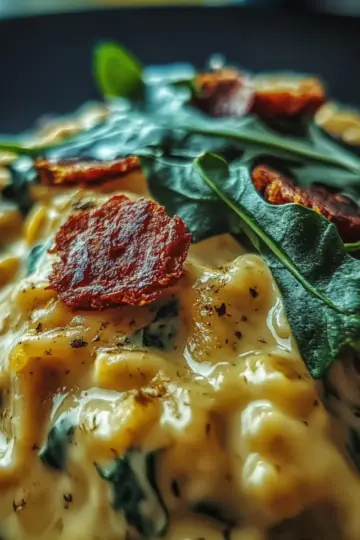 Creamy Chorizo And Spinach Pasta