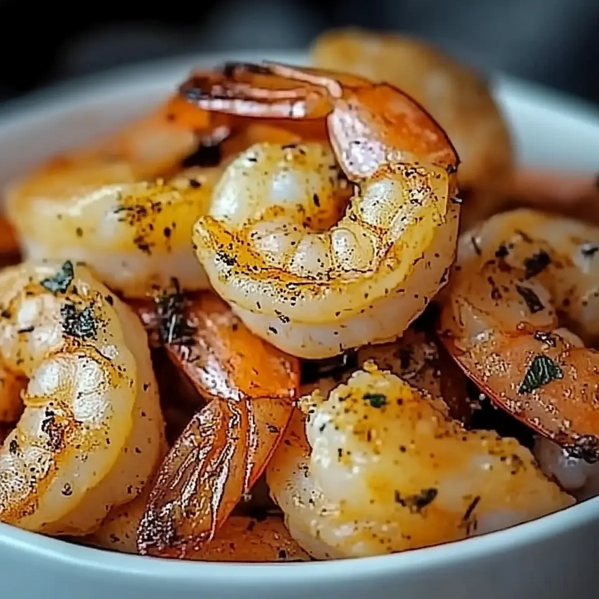 Crispy Garlic Parmesan Shrimp Air Fryer