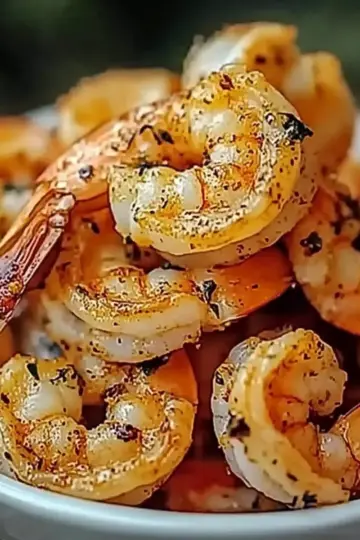 Crispy Garlic Parmesan Shrimp Air Fryer