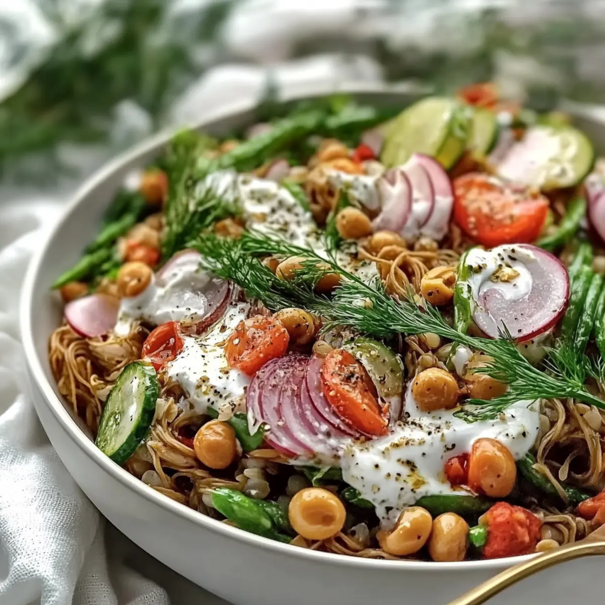 Protein Packed Mediterranean Lentil Salad