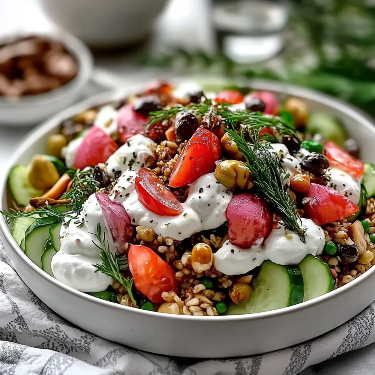 Protein Packed Mediterranean Lentil Salad