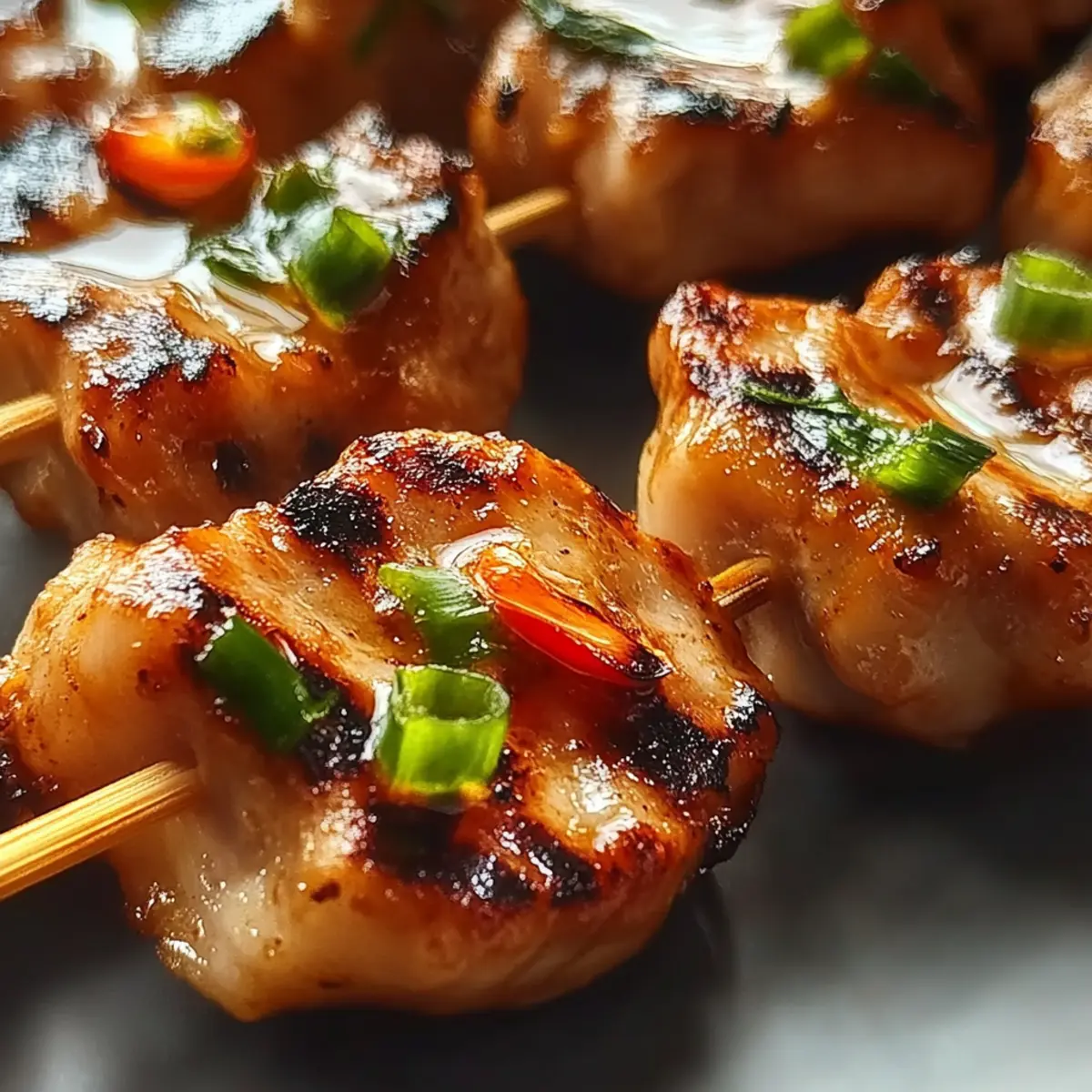 Blackstone Teriyaki Chicken Skewers