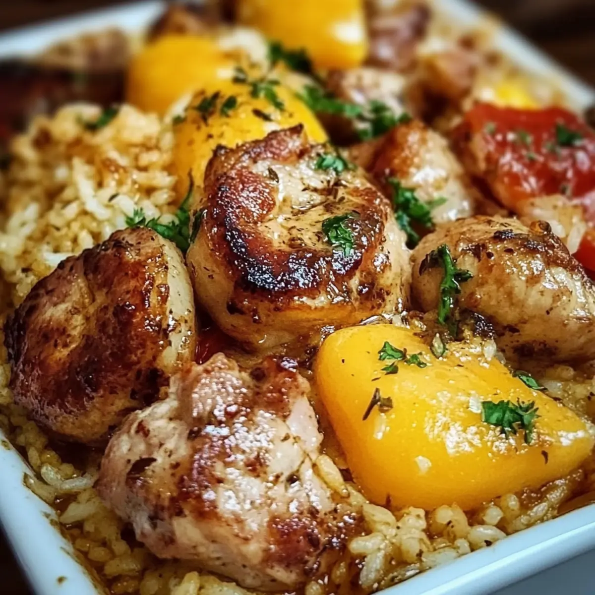 Cheesy Steak Shrimp Skillet Bowl