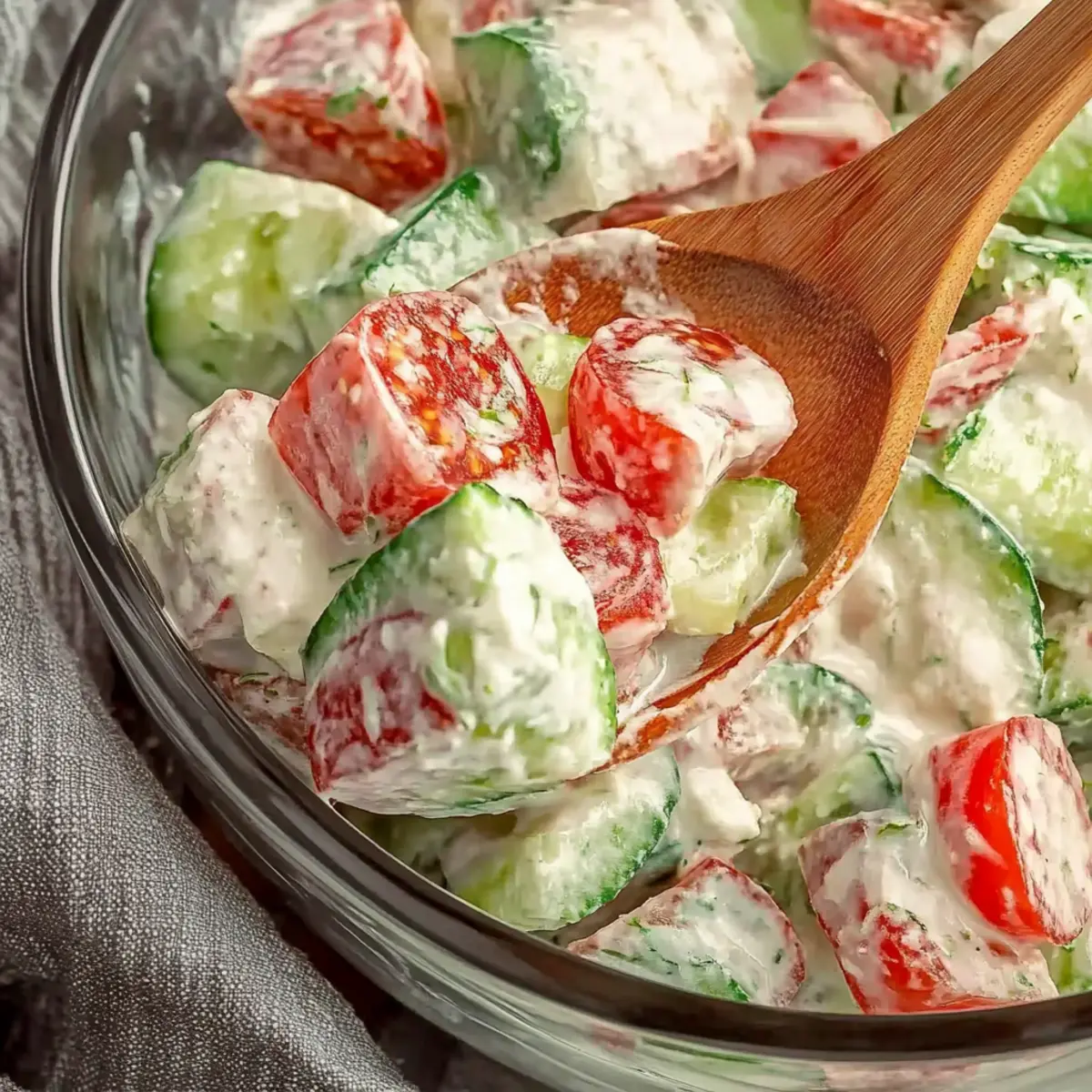 Creamy BLT Potato Salad with Turkey Bacon