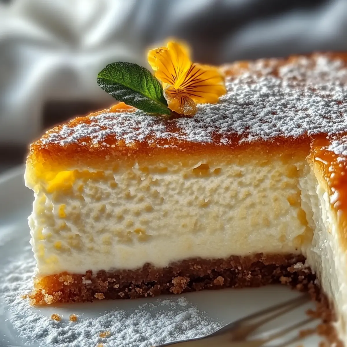 Sicilian Ricotta Cheesecake