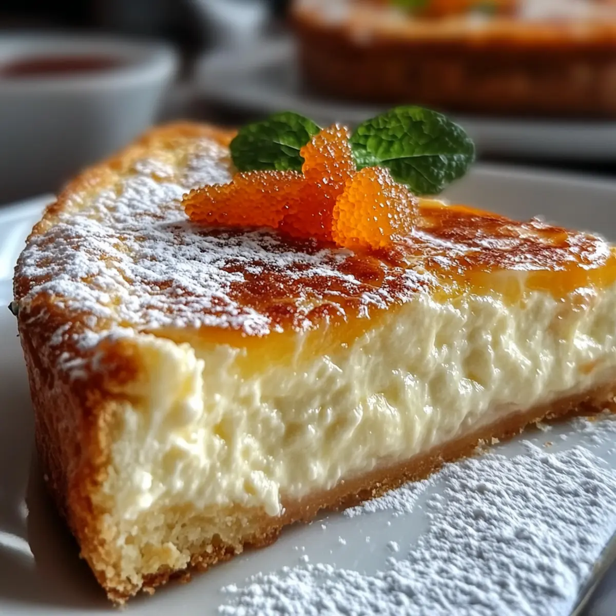 Sicilian Ricotta Cheesecake